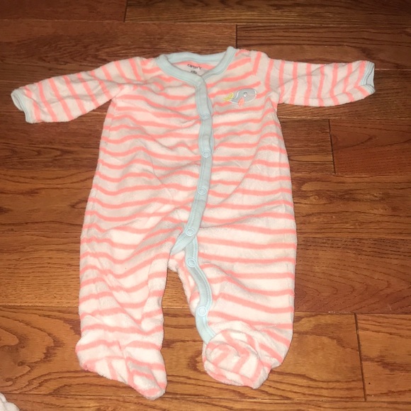 Carters Terrycloth Pajamas - Picture 3 of 6